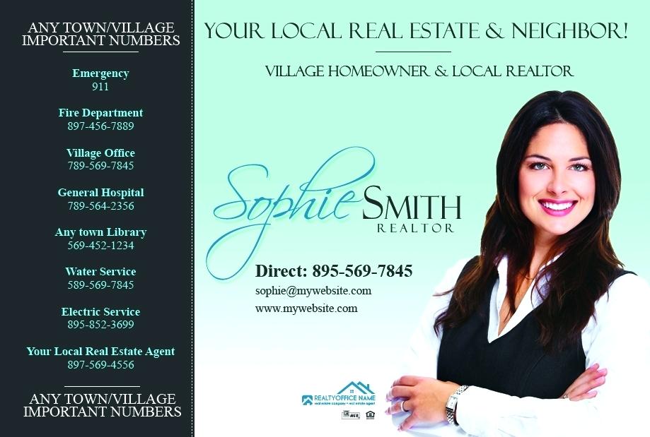 real estate postcard template postcards agent office templates