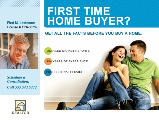 First time home buyer postcard