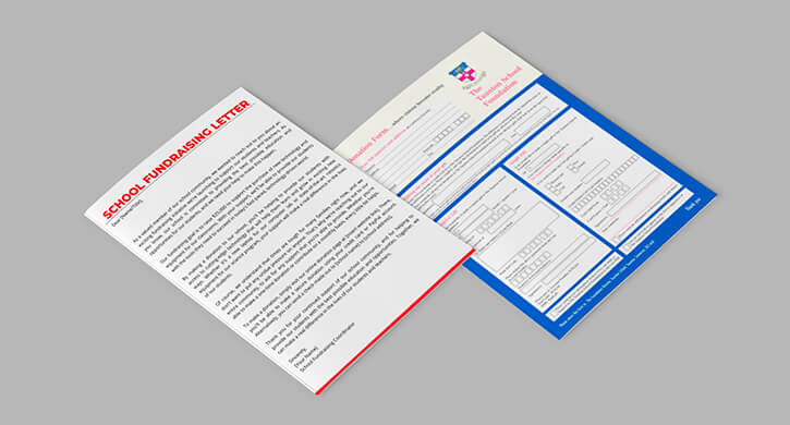 fundraising letter & fundraising form sample