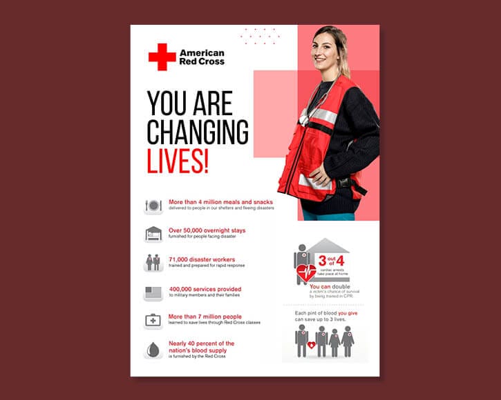American Red Cross Disaster Relief Flyer