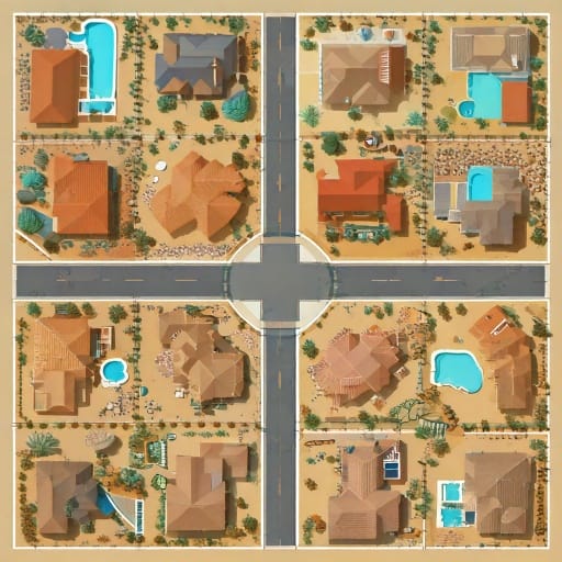 EDDM postcard delivery — neighborhood map with median household income per USPS carrier route